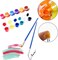 180 Pcs Mini Acrylic Paint Set,15 Pack Acrylic Paint Strips with 30 pcs Paint Brushes and 15 pcs Palettes,12 Colors Kids Paint Set Container Strips Storage for Painting Artistic Crafts